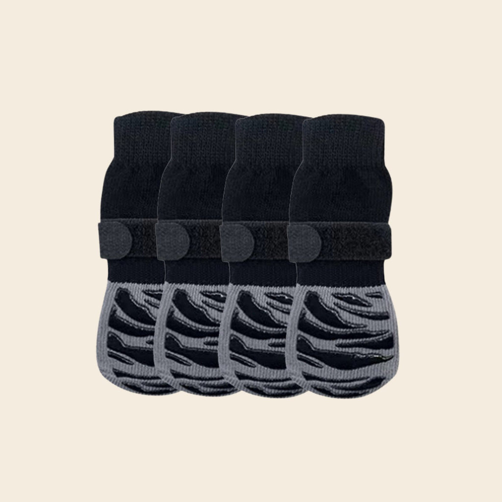 Four anti-slip grip socks for senior dogs