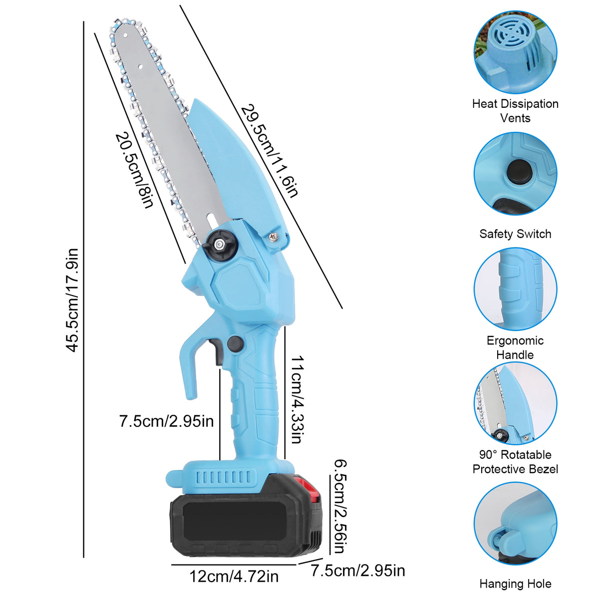 8” Cordless Chainsaw