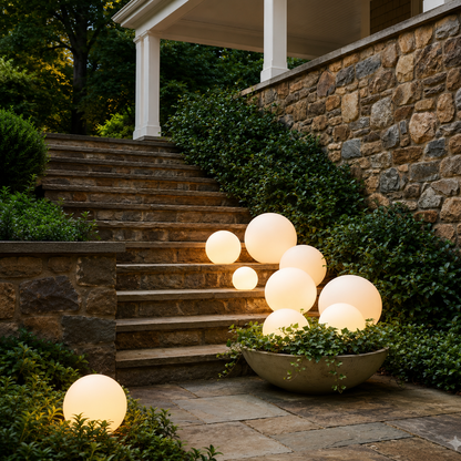 Spherical Garden Light
