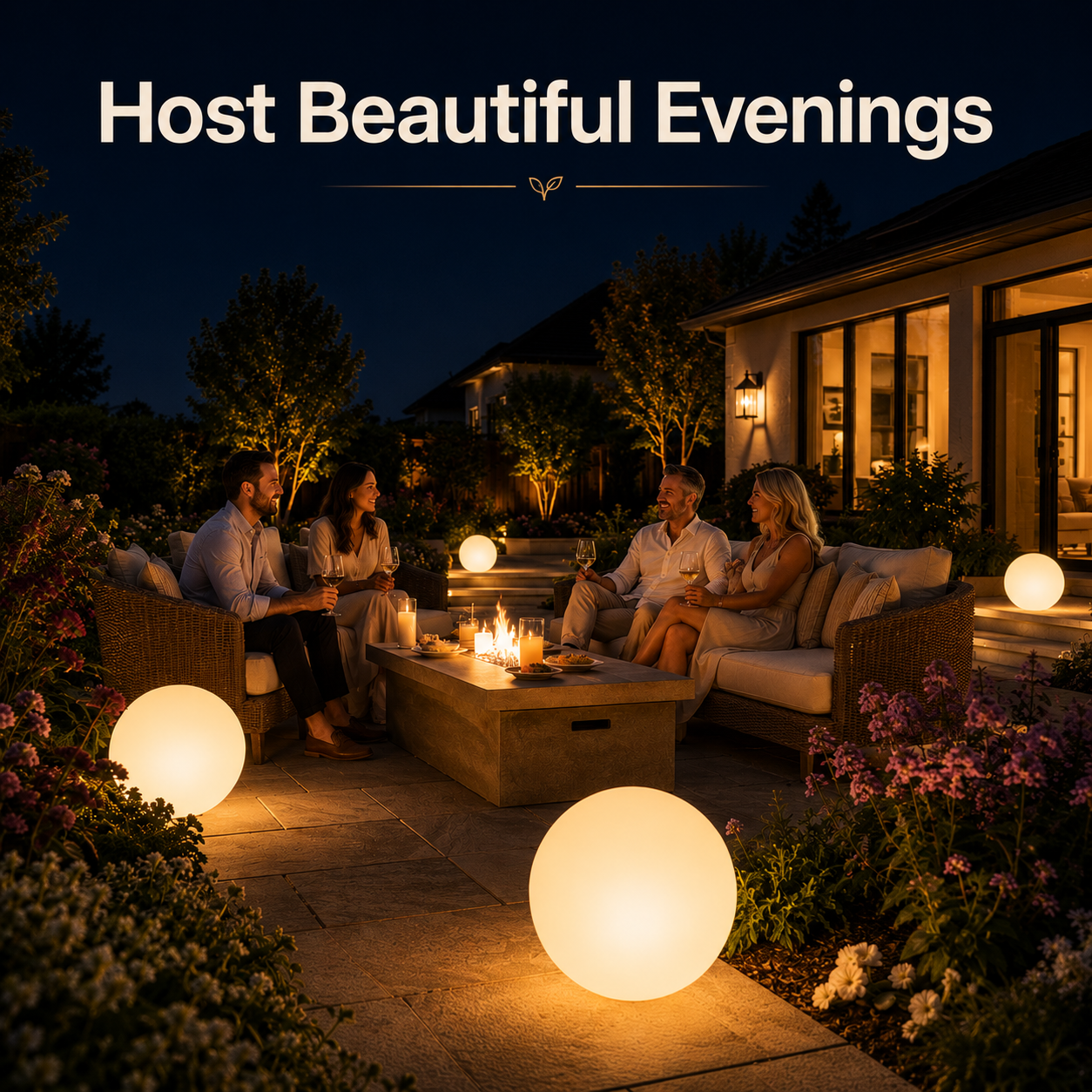 Spherical Garden Light