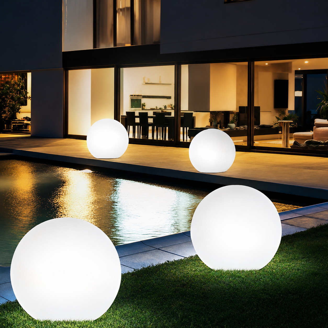Spherical Garden Light