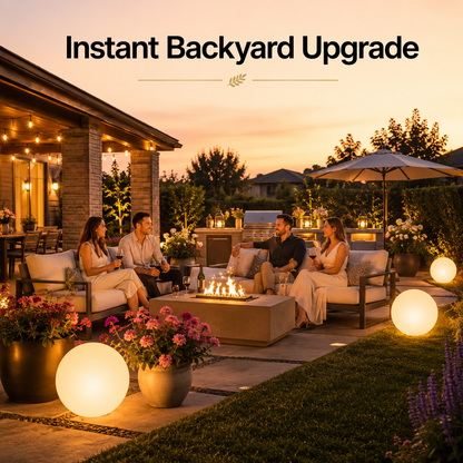 Spherical Garden Light