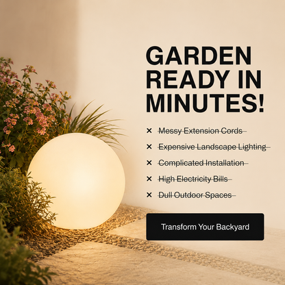 Spherical Garden Light